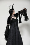 Gothic elegant velvet lace shrug BW159