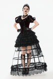Gothic Black-red Thorn Rose Princess Capelet BW165