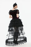 Gothic Black-red Thorn Rose Princess Capelet BW165