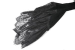 Noble Gothic Velvet Raven Cape BW168