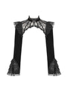 Velvet & Lace Hollow Shoulder Cape BW170