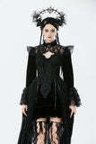Velvet & Lace Hollow Shoulder Cape BW170