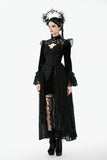 Velvet & Lace Hollow Shoulder Cape BW170
