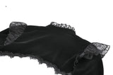 Velvet & Lace Hollow Shoulder Cape BW170