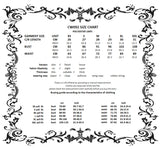 Romantic Heart Velvet Corset with Jewel Chains CW092
