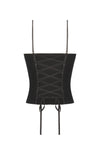 Romantic Heart Velvet Corset with Jewel Chains CW092
