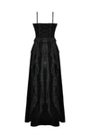 Romantic Gothic Sexy Hollow Waist  Maxi Dress DW1022