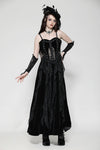 Romantic Gothic Sexy Hollow Waist  Maxi Dress DW1022
