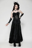 Romantic Gothic Sexy Hollow Waist  Maxi Dress DW1022