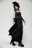 Romantic Gothic Sexy Hollow Waist  Maxi Dress DW1022