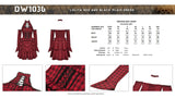 Lolita red and black plaid dress DW1036