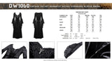 Vintage velvet romantic gothic oversized sleeve dress. DW1060 - Gothlolibeauty