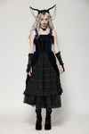 Indigo gothic lolita party doll dress DW1065