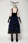 Indigo gothic lolita party doll dress DW1065