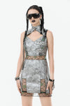 Cyber Ruins · Techwear Skeleton Dress DW1069