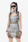 Cyber Ruins · Techwear Skeleton Dress DW1069