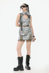 Cyber Ruins · Techwear Skeleton Dress DW1069