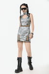 Cyber Ruins · Techwear Skeleton Dress DW1069