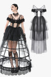 Phantom Waltz · Gothic Sexy Mesh Tiered Dress DW1071