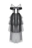 Phantom Waltz · Gothic Sexy Mesh Tiered Dress DW1071