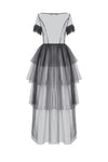 Phantom Waltz · Gothic Sexy Mesh Tiered Dress DW1071