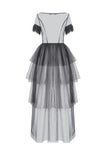 Phantom Waltz · Gothic Sexy Mesh Tiered Dress DW1071