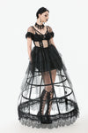 Phantom Waltz · Gothic Sexy Mesh Tiered Dress DW1071