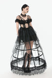 Phantom Waltz · Gothic Sexy Mesh Tiered Dress DW1071