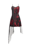 Bloodstained Abyss · Punk Asymmetrical Slip Dress DW1072