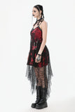 Bloodstained Abyss · Punk Asymmetrical Slip Dress DW1072