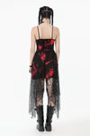 Bloodstained Abyss · Punk Asymmetrical Slip Dress DW1072