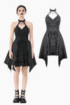 Nocturnal Empress – Gothic Batwing Hem Dress  DW1081