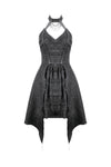 Nocturnal Empress – Gothic Batwing Hem Dress  DW1081