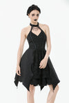 Nocturnal Empress – Gothic Batwing Hem Dress  DW1081