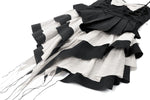 Gothic Lolita Black and White Preppy Bow Dress DW1083