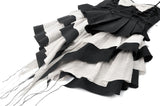 Gothic Lolita Black and White Preppy Bow Dress DW1083