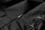 Gothic Lolita Black and White Preppy Bow Dress DW1083