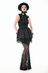 Gothic Lace Puff Fishtail Dress DW1084