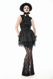 Gothic Lace Puff Fishtail Dress DW1084