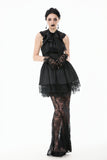 Gothic Lace Puff Fishtail Dress DW1084