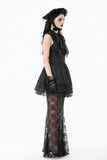 Gothic Lace Puff Fishtail Dress DW1084