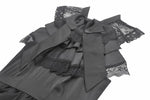 Gothic Lace Puff Fishtail Dress DW1084
