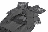 Gothic Lace Puff Fishtail Dress DW1084