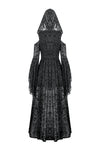 Gothic Hooded Sorceress Gown DW1090BK