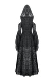 Gothic Hooded Sorceress Gown DW1090BK