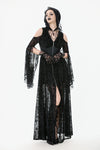 Gothic Hooded Sorceress Gown DW1090BK