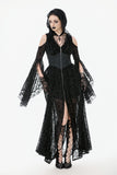 Gothic Hooded Sorceress Gown DW1090BK