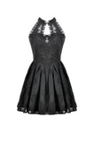 Celestial Bloom Lace Halter Dress DW1095