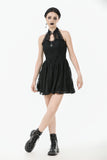 Celestial Bloom Lace Halter Dress DW1095