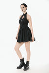 Celestial Bloom Lace Halter Dress DW1095